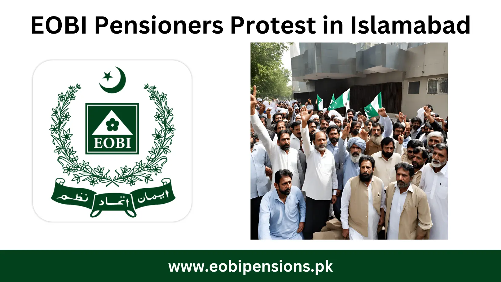 EOBI Pensioners Protest in Islamabad